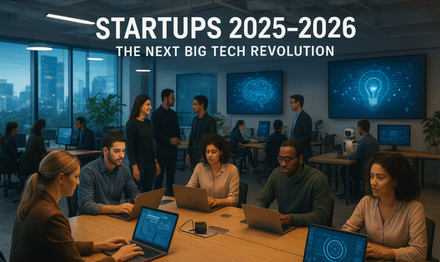 Startups 2025–2026: The Next Big Tech Revolution