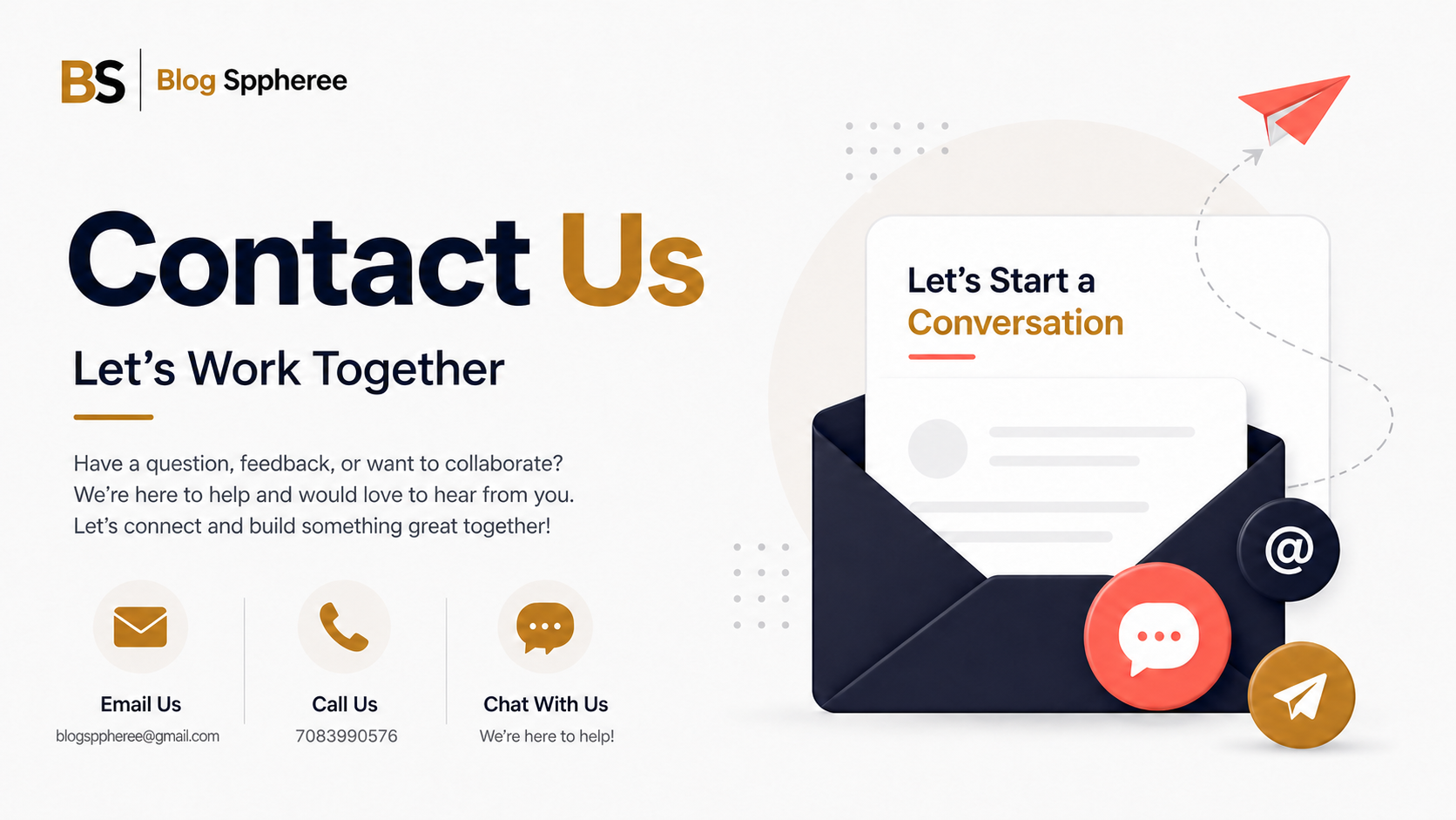 Contact Us | Get in Touch with Blogsppheree Team